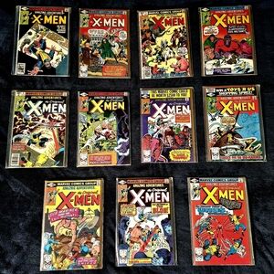 1979-80 AMAZING ADVENTURES X-Men Lot of 11 #3,4,6 -14 , MARVEL,VF,bagged boarded